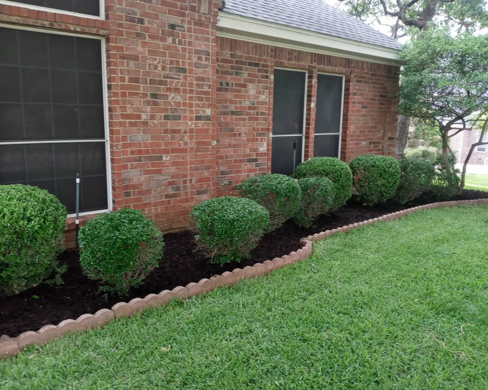 promote weed control with regular flower bed cleanup